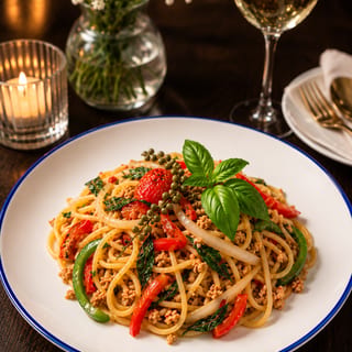L-Thai Drunken Spaghetti Minced Chicken (NEW)