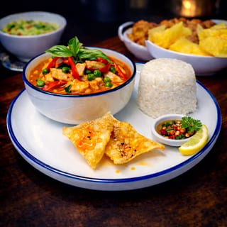 L-Pa Nang Curry + Rice 🌶️